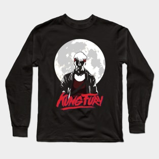 Kung Fury - Moonlit Avenger Long Sleeve T-Shirt